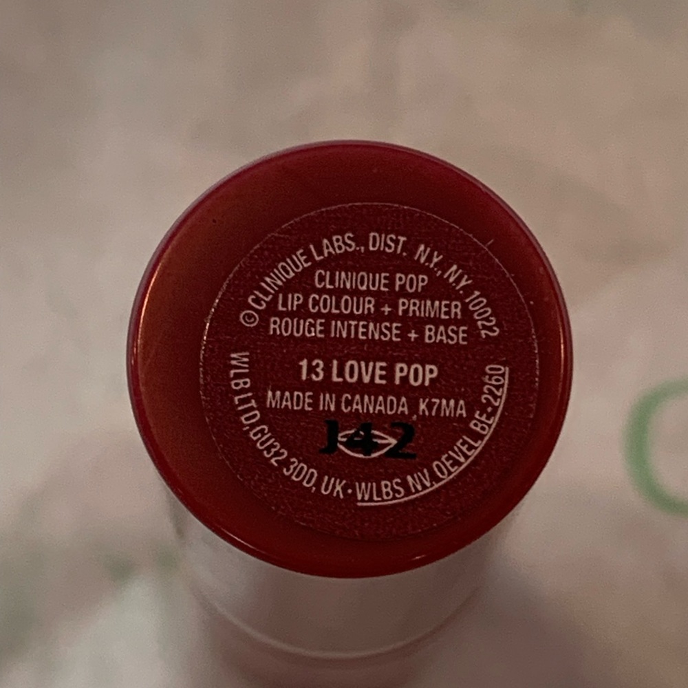 NWOT Clinique Pop 13 Love Pop Lip Colour + Primer/Brand New/Never Used - Picture 3 of 4
